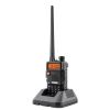 1.5" LCD 5W 144~148MHz / 420~450MHz Dual Band Walkie Talkie with 1-LED Flashlight (Black)