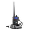 1.5" LCD 5W 144~148MHz / 420~450MHz Dual Band Walkie Talkie with 1-LED Flashlight (Black)